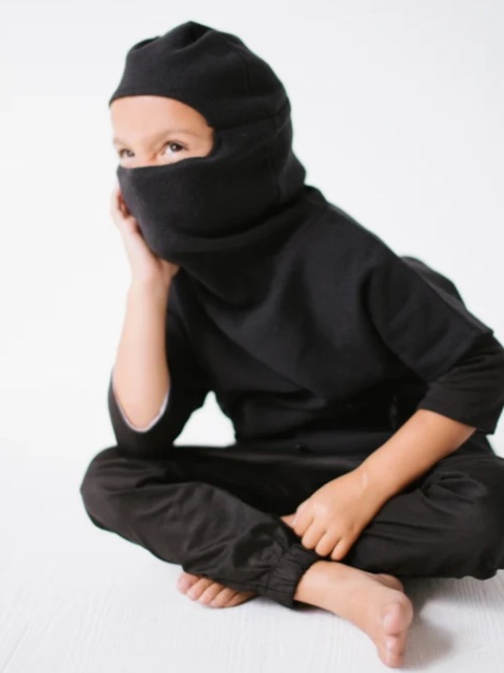 NWT age to come Ninja Hoodie short sleeve sweatshirt wool blend sz L